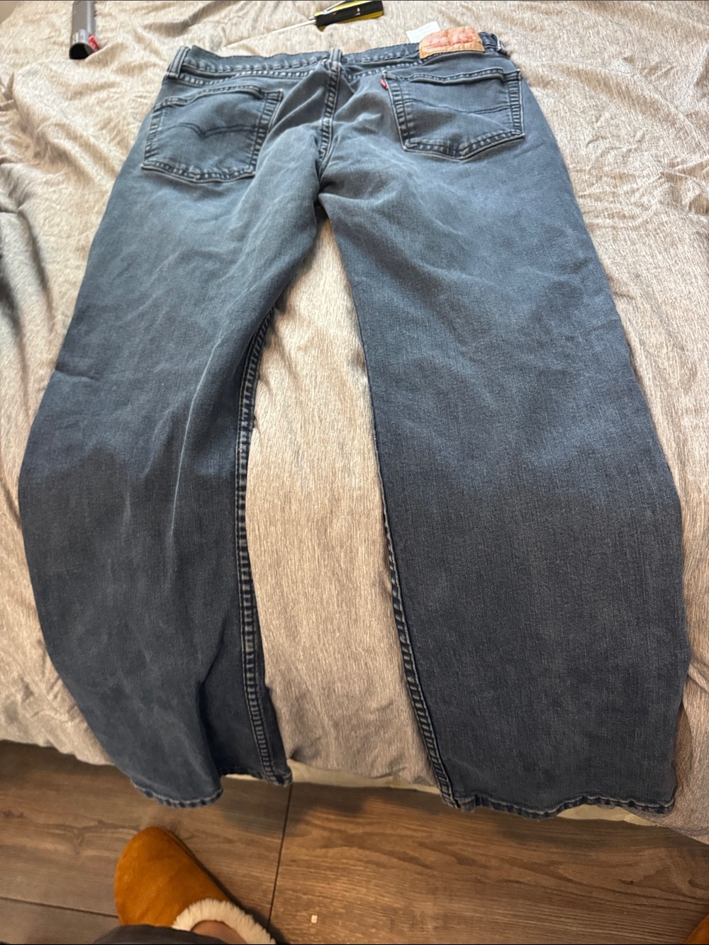 Levi's Men's Relaxed Straight Jeans - Washed Blue